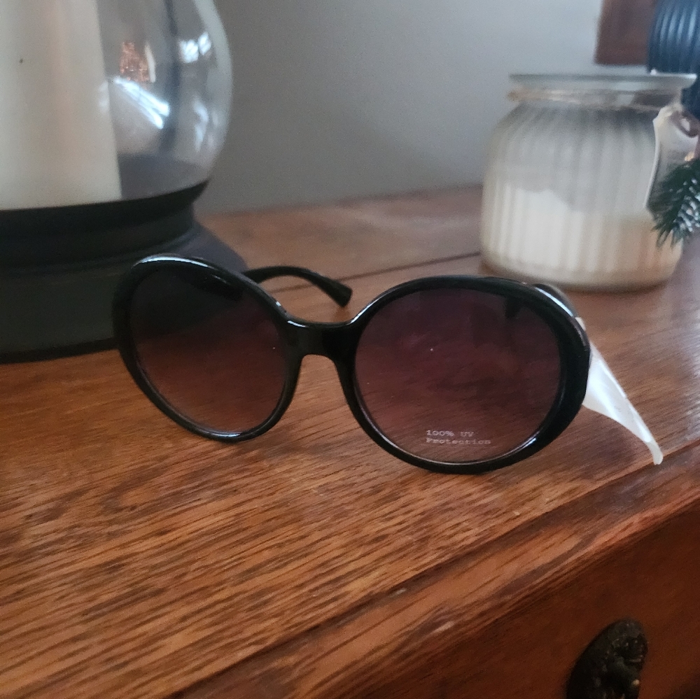 Womens Retro Sunglasses, Black